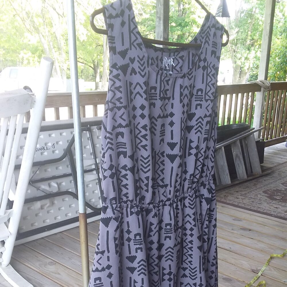 Rock 47 Wrangler Aztec Hi-Lo dress Womens size Medium